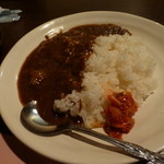 河崎2丁目食堂 - 牛すじ肉カレー＠950