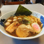 麺カフェ ひまわり - 辛い塩ラーメン