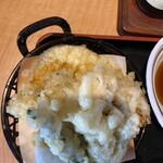 久兵衛屋 - 牡蠣と舞茸の季節の天ぷら盛り合わせセット