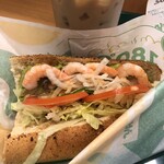 サブウェイ 東武草加ヴァリエ店 - えびアボカド@590