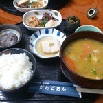 だんごあん - だんご汁定食　1200円