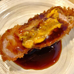 とんかつ 神楽坂 さくら - 辛口ソース+からしも最高