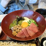 大戸屋ごはん処 盛岡みたけ店  - 大戸屋ばくだん丼定食 ￥1040