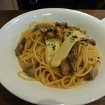 戻りカツオのスモーク フレッシュトマトソース