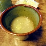 三たてそば 長畑庵 - そば湯　最後の方は、相当濃厚です。