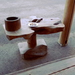 三たてそば 長畑庵 - 喫煙はお店の外の所定の場所がありました。