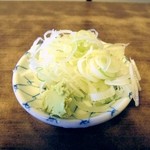 三たてそば 長畑庵 - 薬味。