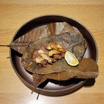 現代里山料理 ZEN HOUSE - 熊本県産あか牛　朴葉包み焼き