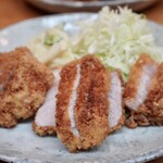 とんかつ八千代 - ロースとんかつセット