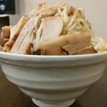 ラーメン ブッダ - 2ndインパクト極太麺350g 豚W　野菜ﾏｼﾏｼアブラﾏｼ 2023.11.12