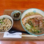 沖縄そば タイラ製麺所 - ミックスそば￥900＆じゅーしーセット＋￥250