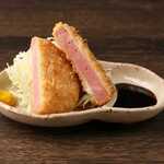 Thick-sliced ham cutlet ~ Hakata Niwaka sauce ~