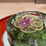 肉屋 田中 - 酢橘冷麺