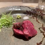 肉屋 田中 - ハネシタの炙り