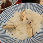 肉屋 田中 - 松茸ご飯
