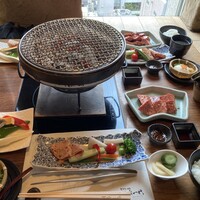 飛騨牛一頭家 馬喰一代 銀座 - メイン飛騨牛 ご飯 味噌
