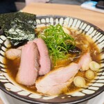麺処 ほん田 - 特製醤油　1,500円　手もみ麺100円