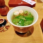 魚登久 - 肝吸い。