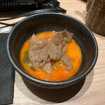 近江牛専門店 近江かど萬 - 卵見て！新鮮そのもの！めっちゃオレンジ色！