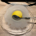 近江牛専門店 近江かど萬 - デザートはシャーベット