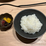 近江牛専門店 近江かど萬 - ご飯も美味しい。