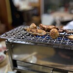 焼鳥角 - もも　つくね　にんにく　心臓