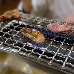 焼鳥角 - もも　心臓