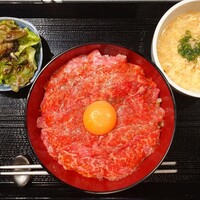 #ヒロキヤ六本木 - #飲めるユッケ丼（Lサイズ）①