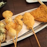 魚串さくらさく立川 - 揚げ串盛り５本