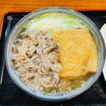 Udondokoroshigemi - 肉きつね　1,600円　鯛ちくわ天　250円
