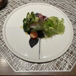 224145917 - 季節野菜のテリーヌ・カンパチのマリネ