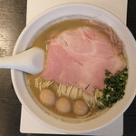 弘明寺丿貫 - 伊勢海老蕎麦＋うずら味玉