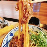 丸亀製麺 - 牛すき釜玉、リフト！