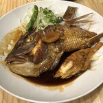 鰓呼吸 - 真鯛カブト煮付け