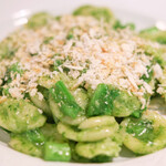 ラ スフォリーナ - パスタランチ 1100円 の菜の花のソースのオレッキエッテ