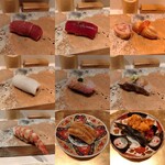 鮨肇 - コース 一七、六〇〇円の握り