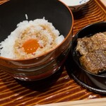 炭とおがわ - TKGと鰻の蒲焼