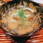 炭とおがわ - あら汐汁