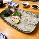 魚市場 小松 - ハギの肝刺し(マルハギ)