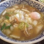 台流屋台 御気樂 - 白菜ラーメン（温泉卵トッピング）