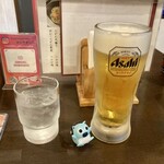 Jounetsu Udon Sanshuu - ほろ酔いセットのビール