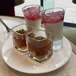 テラスラウンジ - 上段のお皿