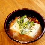 CRAFTBEER&PIZZA 100K - 京都ポークの肉出汁豆腐