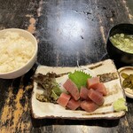 Echigo Soba - (料理)マグロぶつ定食