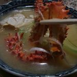 根室花まる - 花咲蟹の鉄砲汁　３３６円