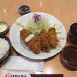 Tonkatsu Inaba Wakou - 牡蠣フライ＆ロースカツ定食