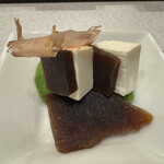 うなぎ料理 う玄武 - 奈良漬けとクリームチーズ