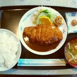 キッチンあすなろ - トンカツデミグラスソース定食