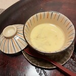 つる由 - このわたの茶碗蒸し