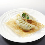 Grilled meat and vegetable Gyoza / Dumpling